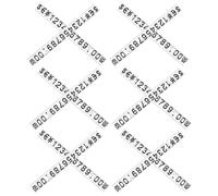 Ipetboom Lot de 20 Étiquettes de Prix Transparentes en Abs, Chiffres Noirs, Format Moyen, Cubes D'affichage Amovibles pour Bijoux et Montres, pour Comptoirs de Magasin et Présentation