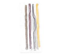 Ipetboom Lot de 20 Faux Cils Poupées DIY Cils de Poupée en Nylon Fournitures de Bricolage Garçon et Filles Outils de Fabrication Faciles à Utiliser