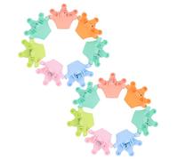 Ipetboom Lot de 20 Mini Pinces à Griffes pour Bébé, Petites Pinces en Résine et Fer, Couleur Unie Rose, Coiffure Garçon et Filles, Accessoires Cheveux de Couronne, Usage Quotidien