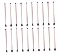 Ipetboom Lot De 20 Pinceaux à Paupières Double Embout Brosse Maquillage Rose Gold Pinceaux Maquillage Polyvalents Pour Femme Et Contour Nasal