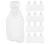 Ipetboom Lot de 20 Porte-étiquettes pour Étagère Supermarché 48x28mm en Polypropylène Semi-transparent Clip D'étiquette Suspendu pour Affichage Prix Commerce de Détail