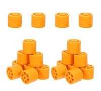 Ipetboom Lot de 20 Rouleaux en Plastique pour Plaqueuse de Chants Rouleaux de Support 28X5X26 MM Compatibles Machine à Plaquer les Chants pour Travail Précis et Solide