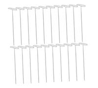 Ipetboom Lot De 200 Aiguilles Pour Perruques Petites Épingles À Perruque Portables Compactes Réutilisables Argentées