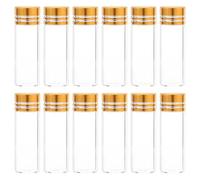 Ipetboom Lot de 24 Petits Flacons en Verre Transparent 4 Ml avec Bouchons à Vis Mini Flacons D’Échantillons Hermétiques pour Parfum Huiles Essentielles et Aromathérapie Format Portable