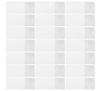 Ipetboom Lot de 25 Boîtes à Allumettes Vierges Blanches 58x36x15mm en Matériaux Coupe-vent et Imperméables, Rangement DIY pour Mariage, Anniversaire et Fête, Boîte D'allumettes