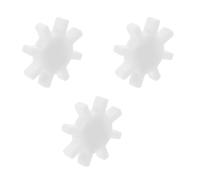 Ipetboom Lot de 3 Agitateurs Magnétiques en Ptfe Forme Engrenage Barre Magnétique 3 Pièces Agitateur Scientifique pour Laboratoire Mélange Précis et Solide Outil de Test Chimique