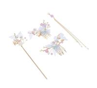 Ipetboom Lot de 3 Baguettes à Cheveux I Pinces à Cheveux Chinoises Anciennes Accessoires Élégants pour Filles Faciles à Utiliser pour Mariages et Fêtes