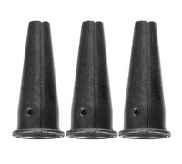 Ipetboom Lot de 3 Connecteurs Coniques en Fer pour Manches en Bois Petite Taille Pièces de Remplacement pour Binette Râteau et Outils de Jardinage Compatibles pour Usage Agricole et