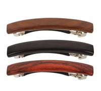 Ipetboom Lot de 3 épingles à cheveux rétro en bois : longues barrettes en bois de santal, pinces à queue de cheval pour femmes, pinces tendance, épingles à cheveux vintage pour dames.