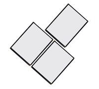 Ipetboom Lot de 3 Protège-Menus A4 Transparente en PVC Porte-Recettes pour Restaurant Couverture de Menu Double Face Protection pour Menus Ouverture Inférieure
