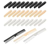 Ipetboom Lot de 30 brosses à cheveux de voyage : peigne de poche pliable, brosse à dents larges à double usage pour le voyage, peigne de poche pliable pour femmes, hommes et filles