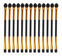 Ipetboom Lot de 30 Pinceaux à Paupières Double Tête Fibres Synthétiques Manche Plastique Ensemble de Maquillage Professionnel pour Femme Outils Cosmétiques pour Application Précise des