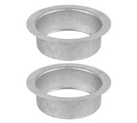 Ipetboom Lot de 4 adaptateurs de descente de gouttière pour toiture - Pièce de drainage en alliage d'aluminium pour caniveau - Adaptateur pour chaîne de pluie et toiture extérieure