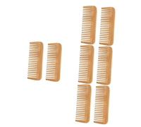 Ipetboom Lot De 4 Brosses À Cheveux En Bois Naturel Peigne À Dents Fines Brosse À Cheveux Multi-usages Antistatique Pour Cheveux Courts Et Bouclés 2 Pièces X 4
