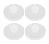 Ipetboom Lot de 4 Butées de Pédale de Frein en Caoutchouc Ferme Accessoires de Contacteur de Feu Stop pour Remplacement Précis Compatibles Diverses Pédales D’Embrayage et Frein