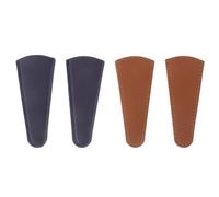 Ipetboom Lot de 4 Étuis de Protection en Cuir Bleu et Jaune pour Ciseaux Étui à Ciseaux Léger et Portable Protection Couture Coupe-Sourcils et Coupe-Ongles Rangement Pratique
