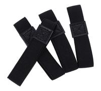 Ipetboom Lot de 4 Lanières Élastiques Noires pour Talons Hauts Lacets Anti-Détachement pour Chaussures Habillées Brides Amovibles Confortables pour Usage Quotidien et Maintien Sécurisé