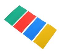 Ipetboom Lot de 4 Manchons Thermorétractables Antidérapants pour Poignées de Couteaux Cuisine Universels Protection Colorée Facile à Installer pour Découpe Désossage et Préparation