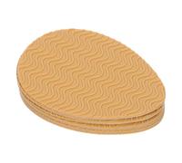 Ipetboom Lot de 4 paires de patins antidérapants pour chaussures, protections autocollantes pour talons, protège-semelles pour protéger et restaurer les semelles, couleur kaki