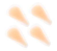 Ipetboom Lot de 4 Patchs Invisibles en Silicone Couleur Chair Réutilisables et Étanches Protège-sous-Vêtements pour Femmes Doublure de Confort pour Leggings et Maillots de Bain