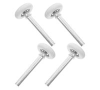 Ipetboom Lot de 4 Roulettes en Nylon pour Porte de Garage Coulissante Diamètre 10,5 Cm Rouleaux Silencieux et Solide Compatibles avec Rail de Porte Coulissante Accessoires