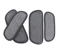 Ipetboom Lot de 4 Tampons Absorbants Réutilisables pour Distributeur d'Eau Bac d'Égouttage Anti-Fuite Gris à Carreaux Tapis Collecteur d'Eau pour Réfrigérateur Accessoires Pratiques