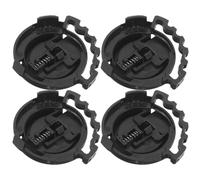 Ipetboom Lot de 4 Vis de Fixation pour Casque de Moto Verrou de Visière de Rechange Noir 5 Positions Accessoire Sécurisé Compatible Casques Électriques Fixation Solide pour Remplacement