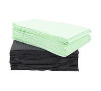 Ipetboom Lot de 40 Nappes à Tatouages Jetables Absorbantes, Coussinet de Tatouage à Trois Couches, Tapis Professionnel Imperméable Noir et Vert, Usage en Salon Tattoo et Soins Personnels