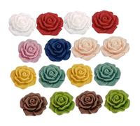 Ipetboom Lot de 45 Breloques Fleurs DIY en Résine Multicolores Mini Décorations pour Bijoux Accessoires Cheveux et Coques de Téléphone pour Artisanat Créatif et Décoration Personnalisée