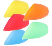 Ipetboom Lot de 5 Abat-Jours en Plastique Résistant Forme Fer à Cheval Diamètre 40 MM Cache-Lampe Décoratif pour Lampe de Table et Plafonnier Remplacement Abat-Jour Original pour Usage