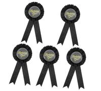 Ipetboom Lot De 5 Badges « Happy Party Decoration » Pour Enfants « It'S My Birthday » « Women Birthday » Broche D'Anniversaire Pour Femme Noir