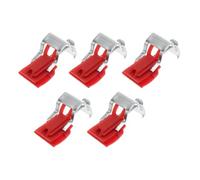 Ipetboom Lot de 5 Clips de Fixation pour Évier Cuisine Accessoires Réglables sans Perçage 50X25X18 MM Supports Robustes pour Installation Facile la Cuisine Salle de Bain et Buanderie