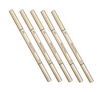 Ipetboom Lot De 5 Crayons à Sourcils Triangulaires Fins Imperméables Anti-transpiration Pour Femmes Avec Pinceau, Teintes Variées, Maquillage Solide Pour Usage Professionnel Et Quotidien