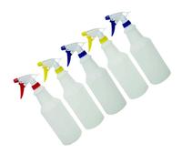 Ipetboom Lot De 5 Vaporisateurs Plastiques Multi-usages 750 Ml, Flacons Pulvérisateurs Eau, Capacité Moyenne, Pour Usage Intérieur Et Extérieur, Pulvérisation Précise, Couleur Aléatoire