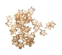 Ipetboom Lot De 50 Barrettes à Cheveux Métal Étoile Dorée 3,2 Cm Mini Mode Maintien Fiable Pour Femme Usage Quotidien Fête Mariage