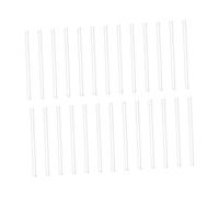 Ipetboom Lot De 50 Paires De Manchons De Boucle D'oreille En Silicone Transparent Anti-allergique, Protection Douce Pour Oreilles Femmes Et Filles, Longueur 0,8 Cm, Usage Quotidien Évident