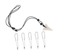 Ipetboom Lot De 6 Colliers De Requin Aventureux Pour Garçons Pendentif En Résine Sur Chaîne Réglable Bijoux Sur Le Thème De L'Océan Pour Jeunes Explorateurs