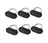 Ipetboom Lot de 6 Masques de Sommeil Bloquant La Lumière avec Bande Élastique Douce Et Confortable Adaptés à La Maison Aux Voyages Et Au Camping