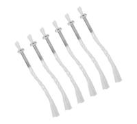 Ipetboom Lot de 6 Mèches de Lampe à Huile en Fer et Coton Accessoires de Rechange pour Lampe à Pétrole Usage Polyvalent de Fête et Décoration Intérieur Flamme Stable et Solide