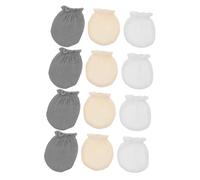 Ipetboom Lot De 6 Paires De Pour Bébé Moufles Anti-Rayures Pour Nouveau-Né Protège-Mains Pour Bébé Moufles De Dentition Légères Et Pour En