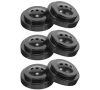 Ipetboom Lot de 6 Supports Miniatures de Drapeaux en Plastique pour Bureau et Extérieur, Petit Porte-drapeau Décoratif à 3 Trous, Socle Stable pour Fête, Salle de Conférence et Espace