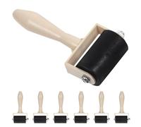 Ipetboom Lot de 7 Rouleaux en Caoutchouc Dur pour Impression et Gravure Rouleaux à Peinture 35 CM Manche Blanc Outils Polyvalents pour Loisirs Créatifs et Activités Artistiques Garçon