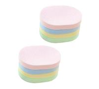 Ipetboom Lot de 8 Éponges de Nettoyage Épaisses pour Visage, Démaquillage Rapide, Structure Épaisse, Matériau Éponge Légère, pour Soins Quotidiens du Visage Couleur Aléatoire