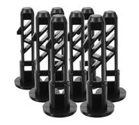 Ipetboom Lot de 8 Goupilles en Plastique pour Charnière de Poubelle 120l, Accessoires de Fixation Robustes pour Couvercle de Poubelle Extérieure, Épingles de Connexion Adaptées au Camping