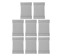 Ipetboom Lot de 8 Séparateurs Rembourrés en Mousse Haute Densité pour Paquet Photo Inserts Modulables Gris Protection Antichoc Organiseur Compartiments pour Équipement Photo