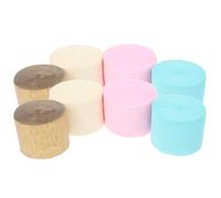 Ipetboom Lot de 8 Serpentins en Papier Crépon Colorés pour Décoration de Fête, Fond de Banderoles Anniversaire Mariage, Couleurs Or, Rose Clair, Blanc Crème et Bleu Clair, Accessoires