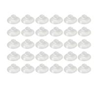 Ipetboom Lot de 80 Ventouses Transparentes en Plastique 30 Mm, Ventouse Compacte Multifonction, Suceur Pratique pour Verre, Rangement Salle de Bain, la Cuisine et Organisation Maison