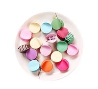Ipetboom Lot de Mini Barrettes à Cheveux en Forme de Macaron pour Filles Et Tout-petits avec Prise en Main Sûre pour Les Fêtes Danniversaire Accessoires Photo Couleur Aléatoire