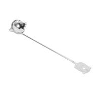 Ipetboom Louche Inoxydable à Long Manche avec Bec Verseur Incliné pour Sauces et Cuillère de Service Robuste Acier Épaissi Facile à Nettoyer Adaptée à Usage Professionnel et Domestique