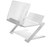 Ipetboom Loupe d'Écran Pliable pour Smartphone 7-10 Pouces Agrandisseur HD Blanc Réglage Hauteur Coulissant Accessoire Portable Compatible pour Vision Confortable et Divertissement 3D